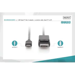 Kabel adapter DIGITUS USB 3.1 Gen 2 SuperSpeed+ Typ USB | PartsPC.pl