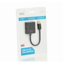 Kabel adapter DIGITUS VGA 1080p FHD na USB 3.0 aluminiowy | PartsPC.pl