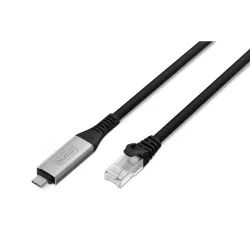 Kabel adapter DIGITUS USB-C – RJ45 Kat. 6A S/FTP, 1 Gbit/s, … | PartsPC.pl