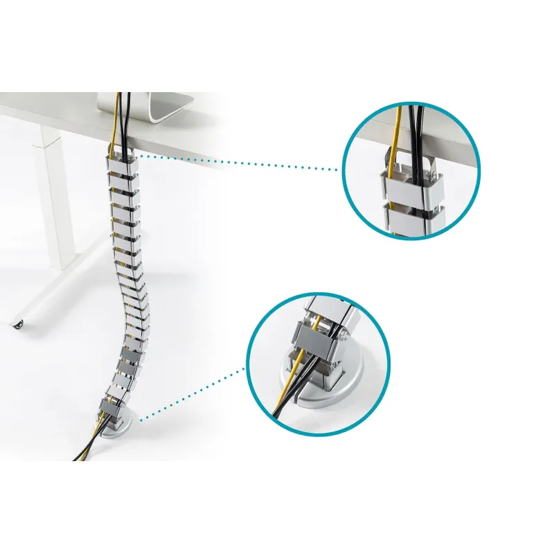 Maskownica DIGITUS organizer do okablowania (kręgosłup) regulowana