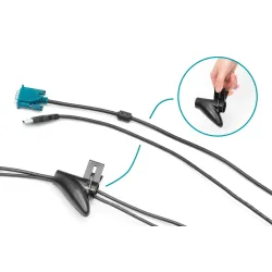 Maskownica DIGITUS organizer do okablowania (spirala) regulowana elastyczna