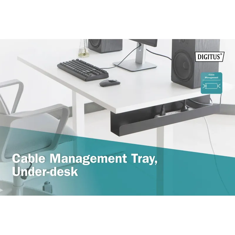 Kanał stalowy DIGITUS do organizacji okablowania montaż śruby dł. 60cm