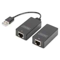Przedłużacz/Extender DIGITUS USB 1.1 po skrętce Cat.5e/6 UTP/SFP do 45m,