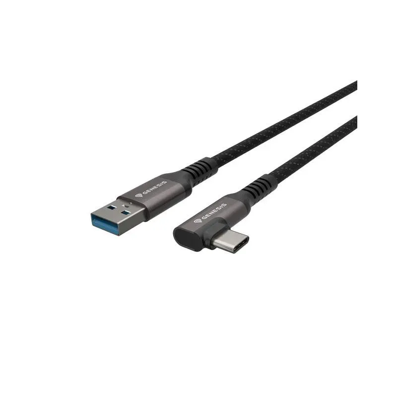 Kabel Genesis USB-C (M) - USB-A (M) 3.1 Gen 1 3M 5GB/S PD 15W VR Czarny
