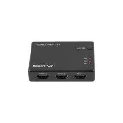 Switch HDMI Lanberg 3x HDMI + port micro USB czarny