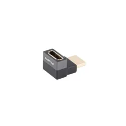 Adapter Lanberg HDMI(F)- HDMI(F) 8K kątowy góra aluminimum srebrny