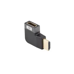 Adapter Lanberg HDMI(F)- HDMI(F) 8K kątowy lewo aluminimum srebrny