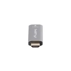 Adapter Lanberg HDMI (M) - Displayport (F) 4K srebrny