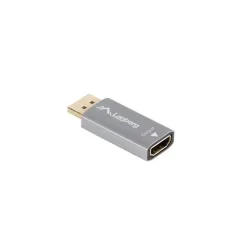Adapter Lanberg Displayport (M) - HDMI (F) 8K srebrny
