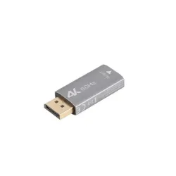 Adapter Lanberg Displayport (M) - HDMI (F) 4K srebrny