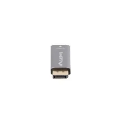 Adapter Lanberg Displayport (M) - HDMI (F) 4K srebrny