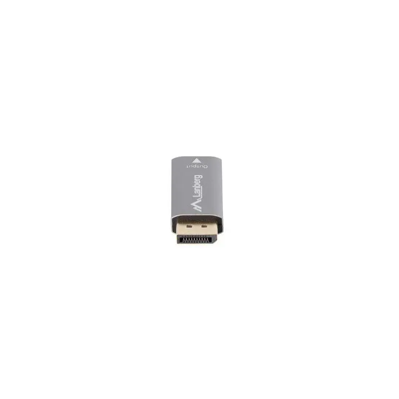 Adapter Lanberg Displayport (M) - HDMI (F) 4K srebrny