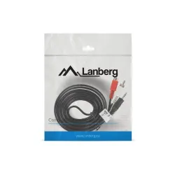 Kabel audio Lanberg stereo minijack - 2x Chinch M/M 2m