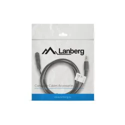 Kabel audio Lanberg stereo minijack - minijack M/F 1,5m
