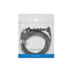 Kabel audio Lanberg stereo minijack - minijack M/F 3m