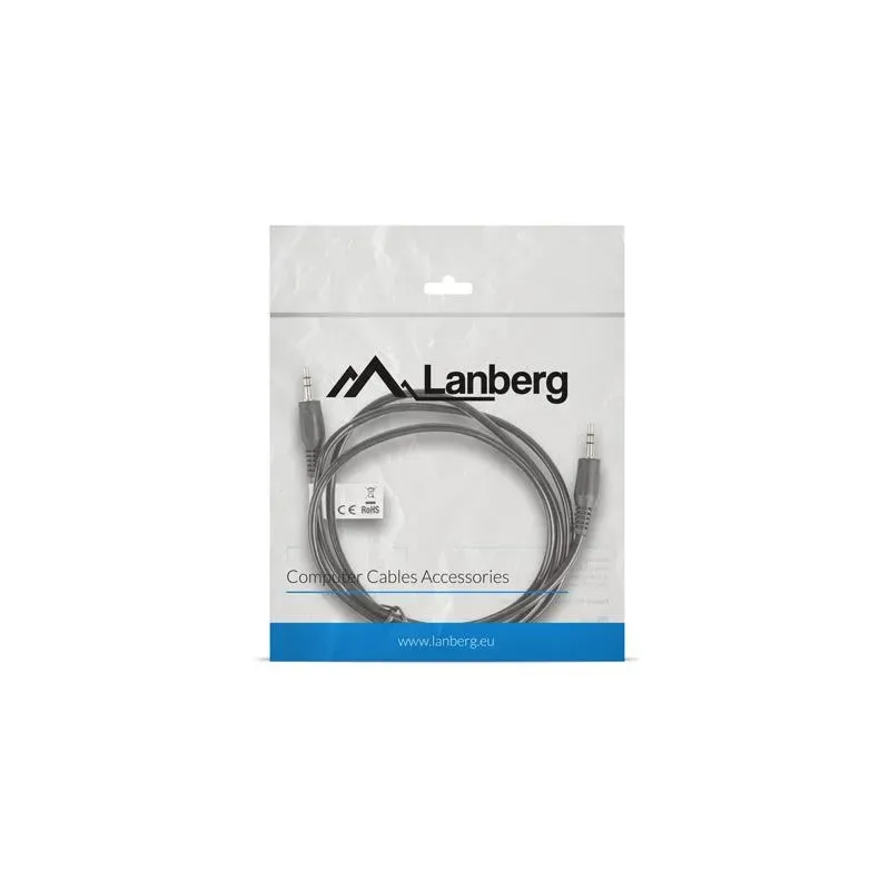 Kabel audio Lanberg stereo minijack - minijack M/M 1,2m