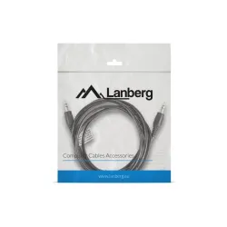 Kabel audio Lanberg stereo minijack - minijack M/M 2m