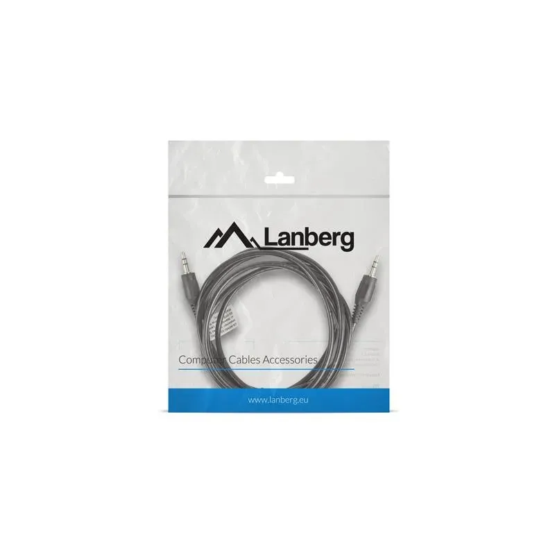 Kabel audio Lanberg stereo minijack - minijack M/M 2m