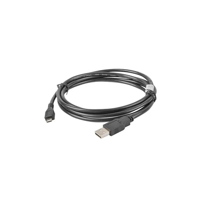 Kabel USB 2.0 Lanberg micro AM-MBM5P 1,8m czarny