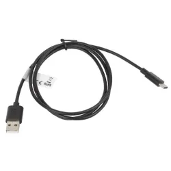Kabel USB 2.0 Lanberg Type-C(M) - AM 1m czarny | PartsPC.pl
