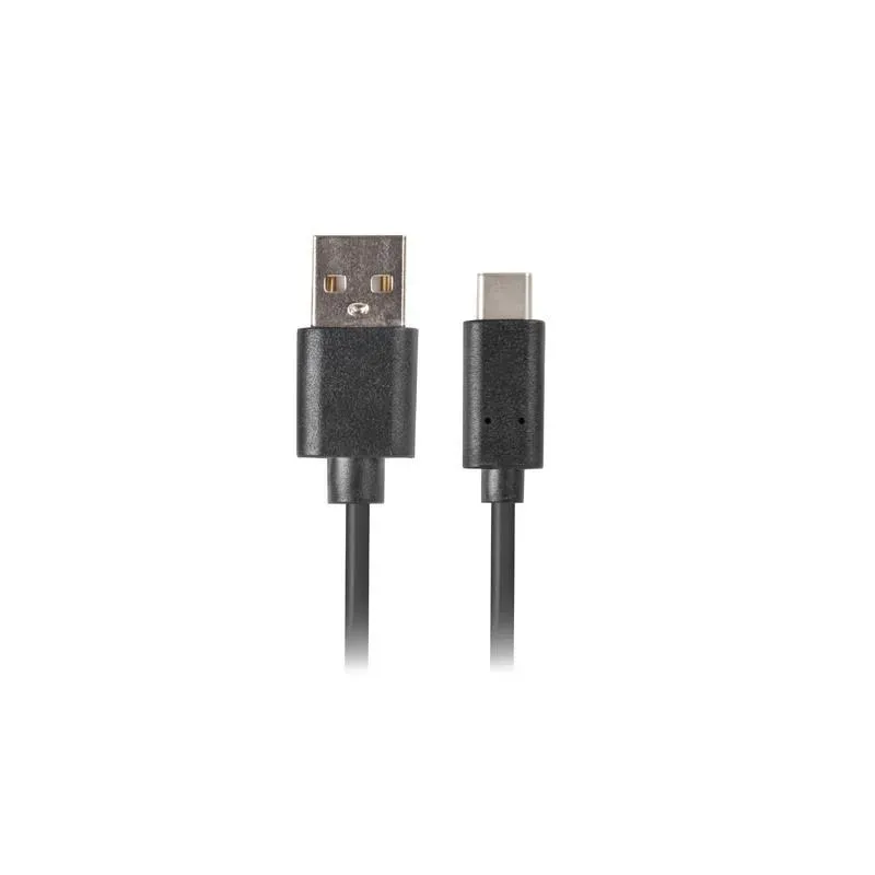 Kabel USB 2.0 Lanberg Type-C(M) - AM 1,8m czarny QC 3.0
