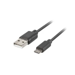 Kabel USB 2.0 Lanberg micro BM-AM 1,0m QC 3.0 czarny