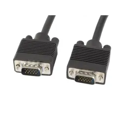 Kabel VGA Lanberg M/M 3m Ekran Ferryt czarny