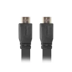 Kabel HDMI Lanberg M/M v2.0 3m czarny flat