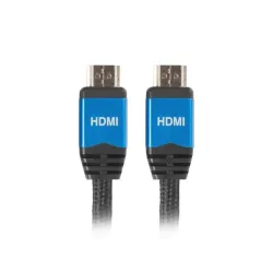 Kabel HDMI Lanberg Premium M/M v2.0 3m czarno-niebieski