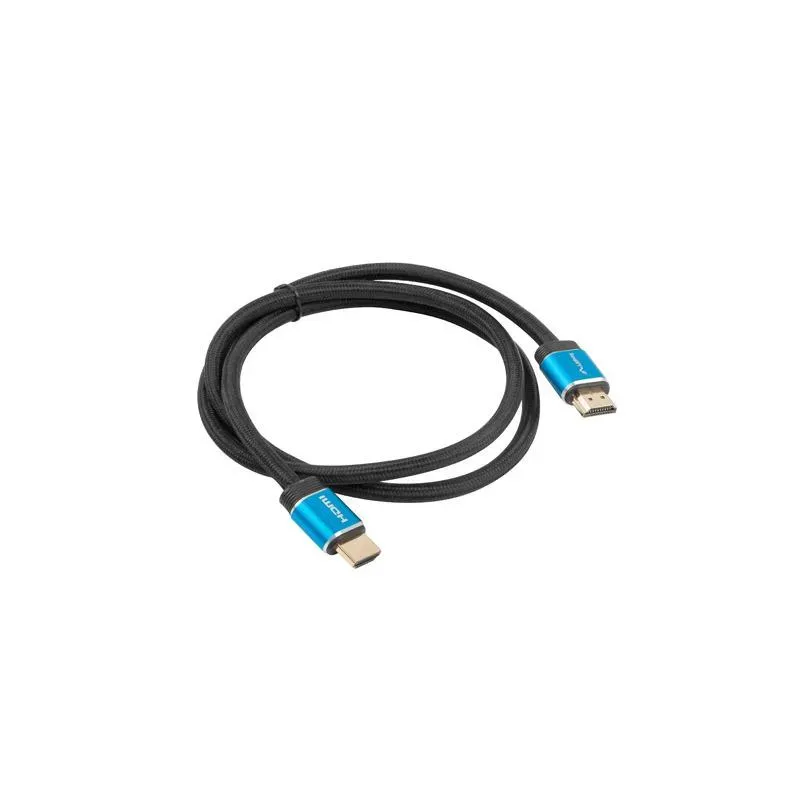 Kabel HDMI Lanberg M/M v2.0 1m czarny pełna miedź Box Premium certyfikat
