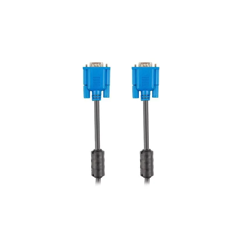 Kabel VGA Lanberg M/M 5m Ekranowany Ferryt czarny