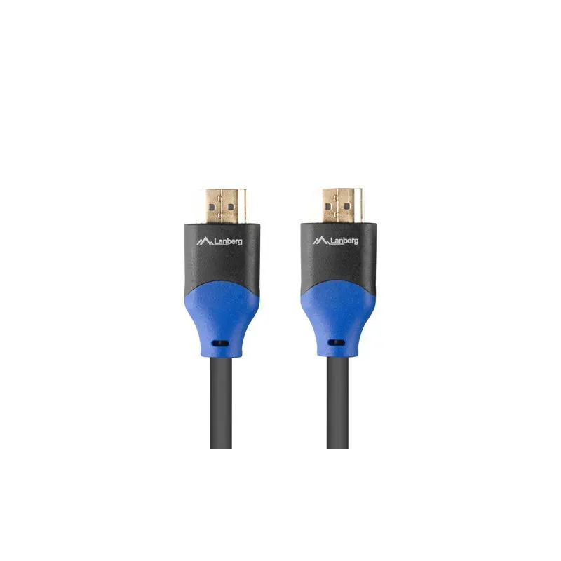 Kabel HDMI Lanberg M/M v2.0 4K pełna miedź 1m czarny Box
