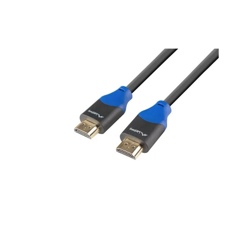 Kabel HDMI Lanberg M/M v2.0 4K pełna miedź 1.8m czarny Box