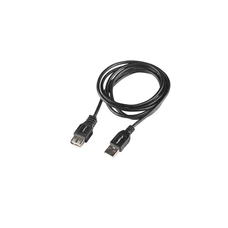 Przedłużacz USB-A Lanberg M/F 2.0 1m czarny box