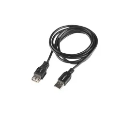 Przedłużacz USB-A Lanberg M/F 2.0 1.8m czarny box