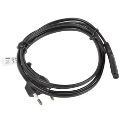 Kabel zasilający Lanberg CEE 7/16 - IEC 320 C7 EURO (radiowy) 1,8m VDE