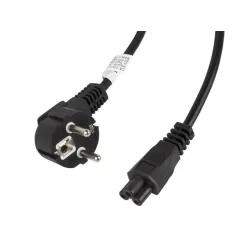 Kabel zasilający Lanberg CEE 7/7 - IEC 320 C5 notebook (miki) 3m VDE czarny