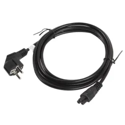 Kabel zasilający Lanberg CEE 7/7 - IEC 320 C5 notebook (miki) 3m VDE czarny