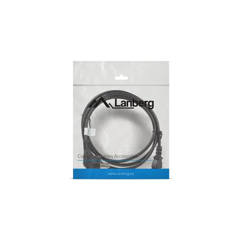 Kabel zasilający Lanberg CEE 7/7 - IEC 320 C13 1,8m VDE czarny