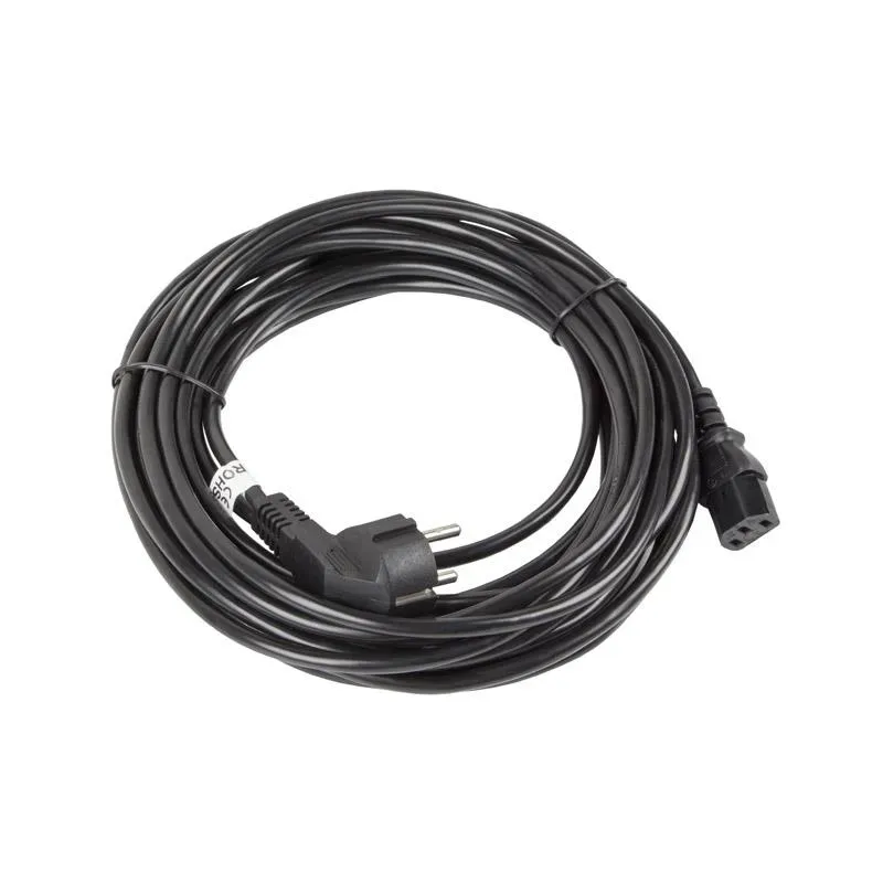 Kabel zasilający Lanberg CEE 7/7 - IEC 320 C13 10m VDE czarny