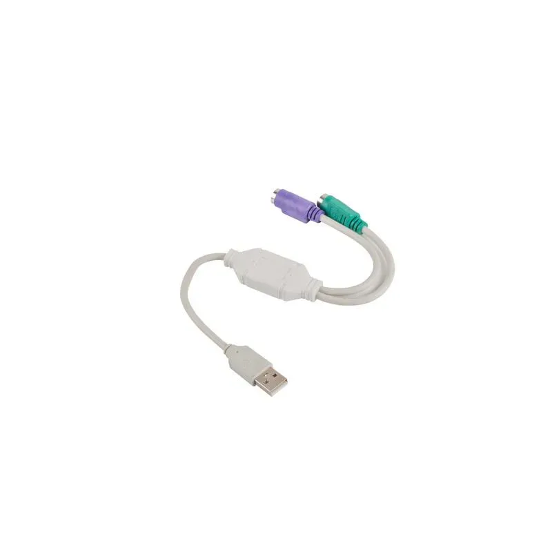 Kabel adapter Lanberg USB 3.0 - 2x PS/2 biały