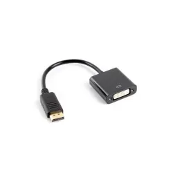 Kabel adapter Lanberg AD-0007-BK DisplayPort (M) - DVI-D (F)(24+5) Dual
