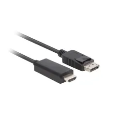Kabel adapter Lanberg DisplayPort (M) V1.1 - HDMI (M) 1m czarny