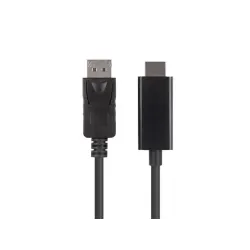 Kabel adapter Lanberg DisplayPort (M) V1.1 - HDMI (M) 1m czarny