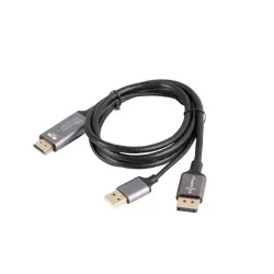 Kabel adapter Lanberg HDMI (M) - Displayport (M) 1M 4K czarny