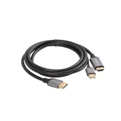 Kabel adapter Lanberg HDMI (M) - Displayport (M) 1,8M 4K czarny