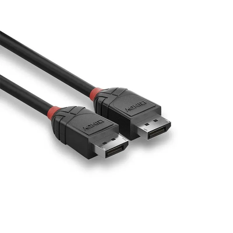 Kabel DisplayPort 1.2, LINDY Black Line 4K UHD M/M, czarny, 2m
