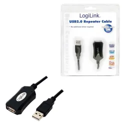 Kabel repeater USB 2.0 LogiLink UA0001A USB (M) USB (F) | PartsPC.pl