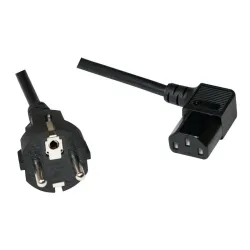 Kabel zasilający LogiLink CP117 Schuko C13 czarny 2m | PartsPC.pl