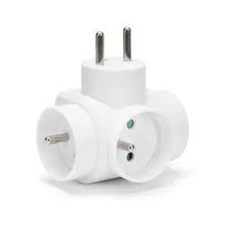 Rozgałęźnik sieciowy MONTIS MT028-WH potrójny biały